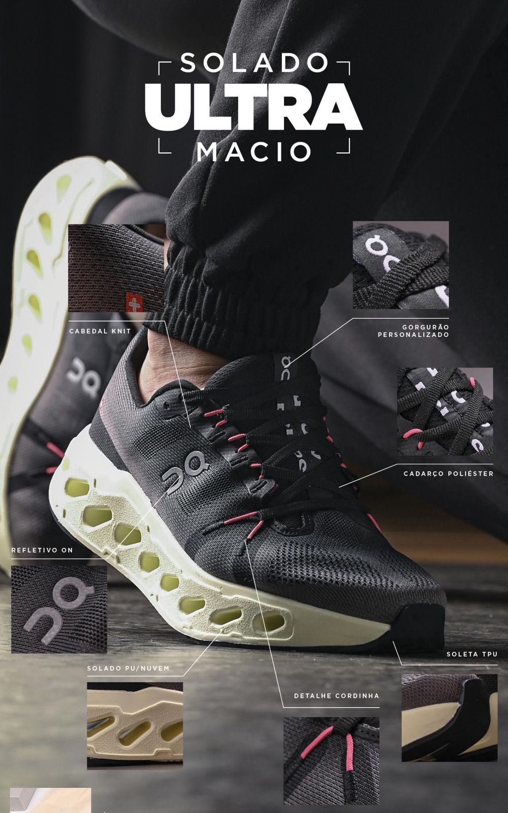 TÊNIS ON CLOUD ECLIPSE – Edição Limitada e estoque no Brasil 30%OFF